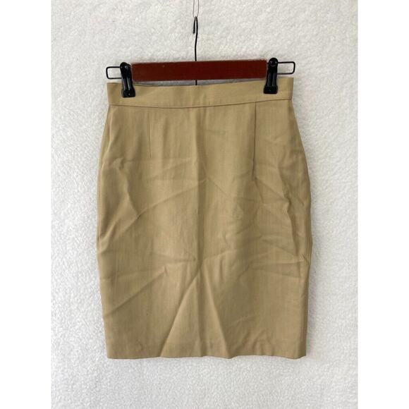 Emporio Armani Skirt Women’s Size 38 (US 2-4) Beige Pencil Straight Career - Picture 1 of 7